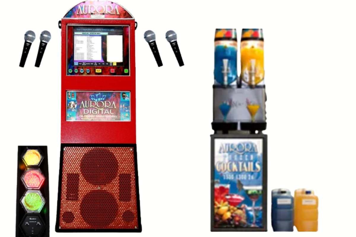 jukebox and slushie machine hire