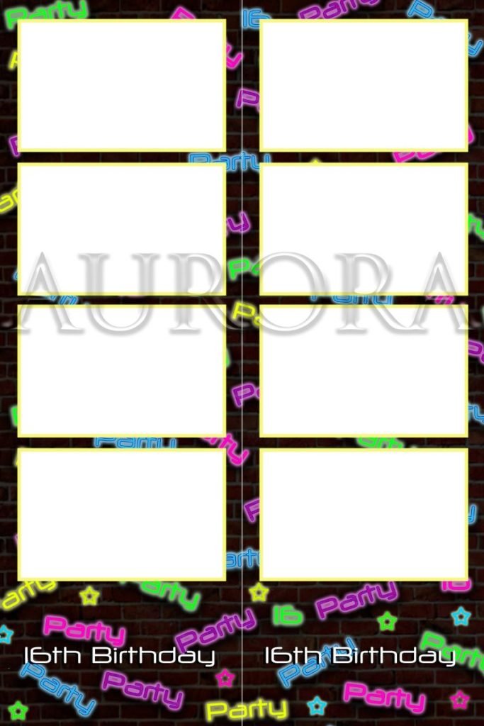 49. Neon Birthday 16th