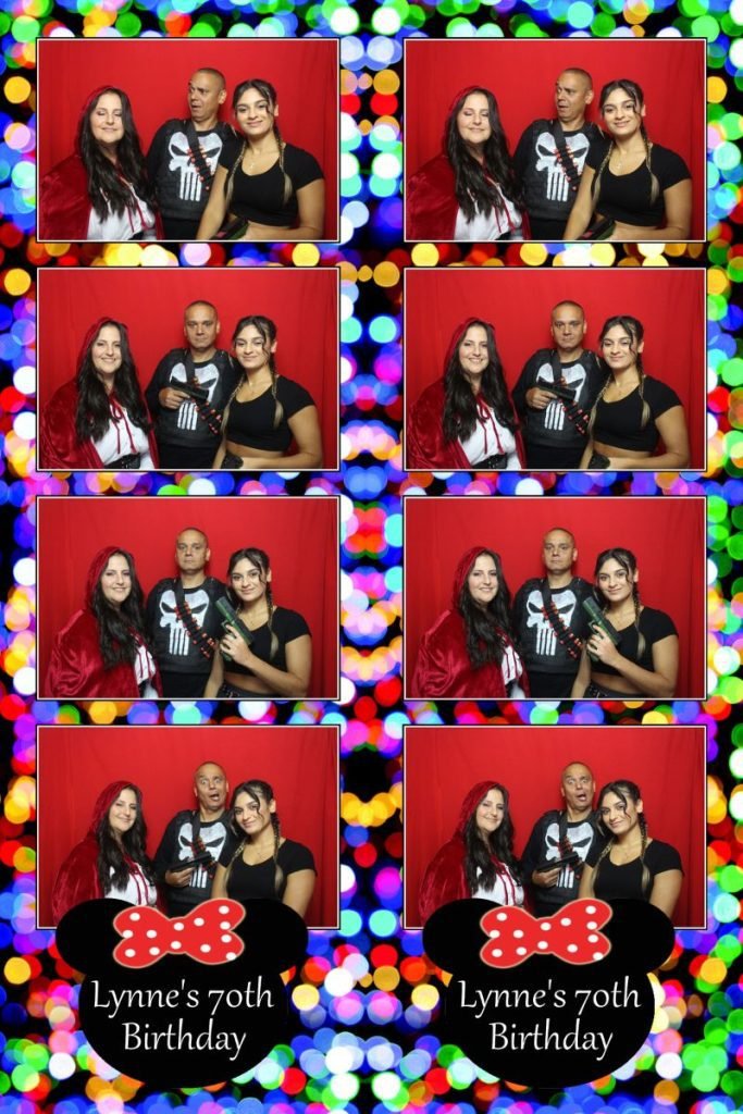 themed photobooth photo strip