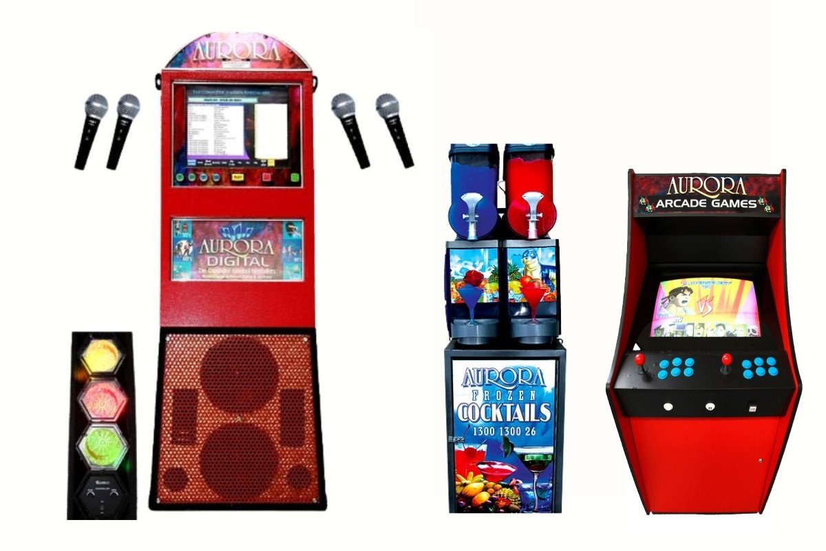 Jukebox Slushie machine video arcade package