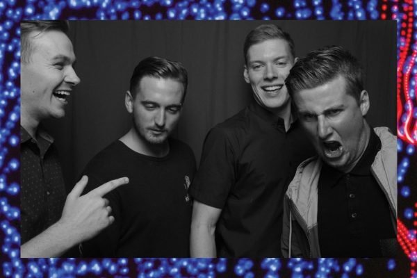 groovy photo strip design