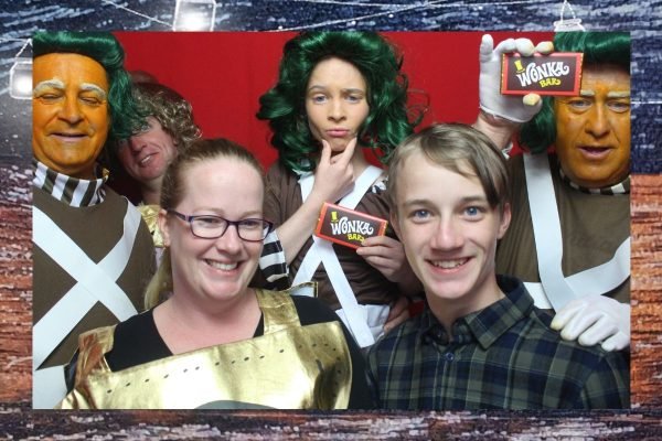 rustic photo strip design